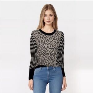 Bloomingdale's Cashmere Cheetah Sweater